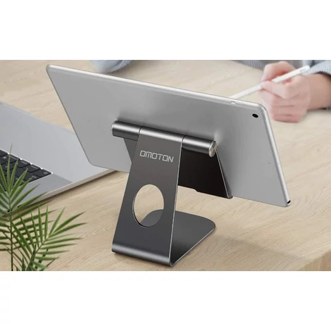 OMOTON Tablet állványtartó állítható (fekete)