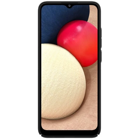 Nillkin Super Frosted Shield tok + állvány Samsung Galaxy A02s EU fekete