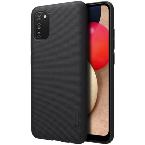 Nillkin Super Frosted Shield tok + állvány Samsung Galaxy A02s EU fekete