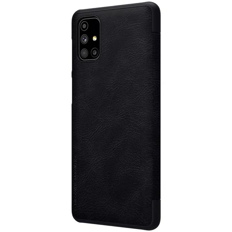 Nillkin Qin eredeti bőr tok Tok Samsung Galaxy M51 fekete