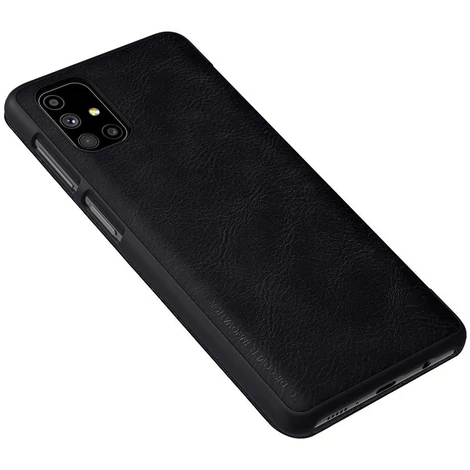 Nillkin Qin eredeti bőr tok Tok Samsung Galaxy M51 fekete