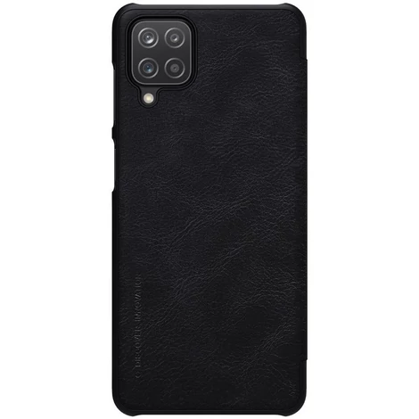 Nillkin Qin bőrtáska Samsung Galaxy A12 / Galaxy M12-hoz fekete