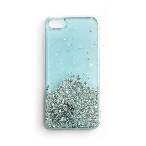 Wozinsky Star Glitter Shining Cover for Samsung Galaxy A42 5G blue