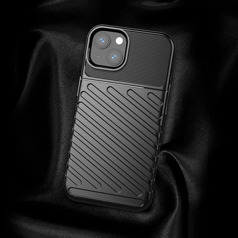 Thunder Case Rugalmas, strapabíró TPU tok iPhone 13-hoz zöld