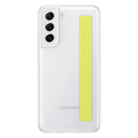 Samsung clear strap cover case for samsung galaxy s21 fe white (ef-xg990cwegww)