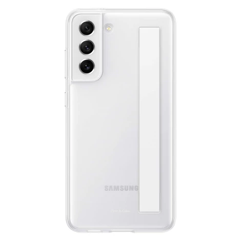Samsung átlátszó pántos tok Samsung galaxy s21 fe fehér (ef-xg990cwegww)