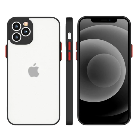 Milky Case silicone flexible translucent case for Xiaomi Redmi 9 black
