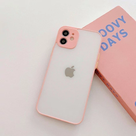 Milky Case szilikon rugalmas, áttetsző tok Samsung Galaxy A72 4G rózsaszínhez