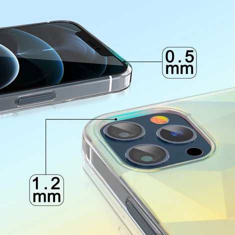 Kingxbar Streamer sorozat luxus elegáns telefon tok iPhone 13 kék (háromszög)