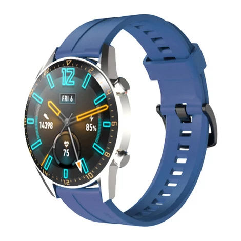 Silicone strap for Huawei Watch GT / GT2 / GT2 Pro blue smartwatch