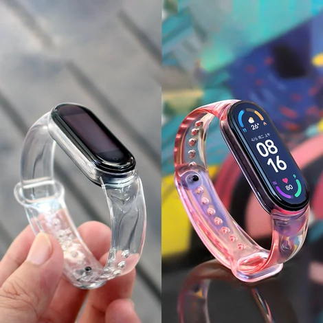 Csere szilikon pánt Xiaomi Mi Band 6 / 5 kékhez
