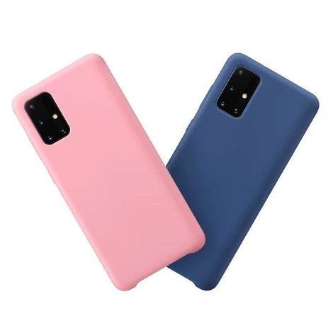 Szilikon tok Puha rugalmas gumiborítás Samsung Galaxy A03s kék