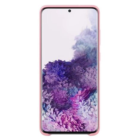 Szilikon tok Puha rugalmas gumiborítás Samsung Galaxy A03s rózsaszínhez