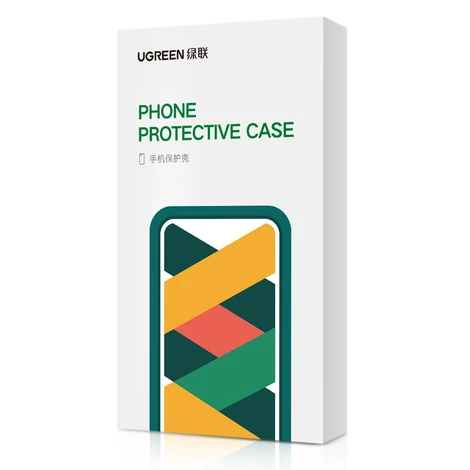 Ugreen Védő szilikon tok Gumiból készült rugalmas szilikon Tok iPhone 13 kék