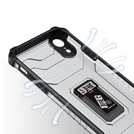 Kristálygyűrű tok Kickstand Kemény, masszív borítás iPhone XR-hez piros