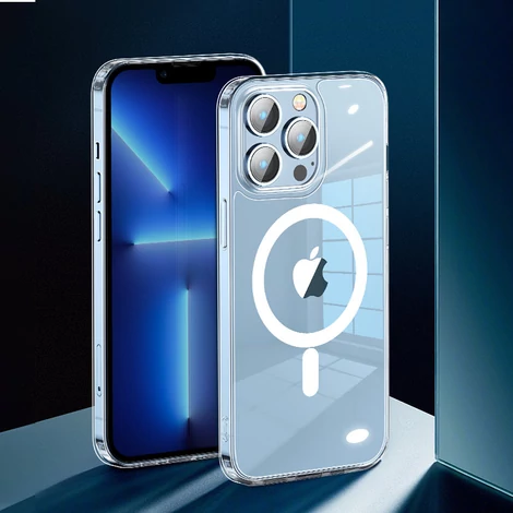 Joyroom Mingkai sorozatú robusztus MagSafe tok iPhone 13 (6.1 ") átlátszó (JR-BP960)