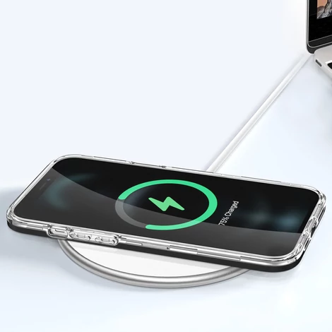 Tiszta 3in1 tok iPhone 11 Pro kerethez zselés borítás fekete