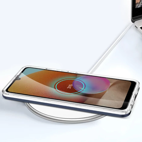 Tiszta 3in1 tok Samsung Galaxy A32 4G keret gél borítás kék