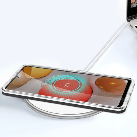 Tiszta 3in1 tok Samsung Galaxy A42 5G keret gél borítás fekete