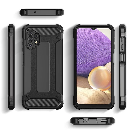 Hybrid Armor tok Kemény, masszív borítás Samsung Galaxy A23 fekete