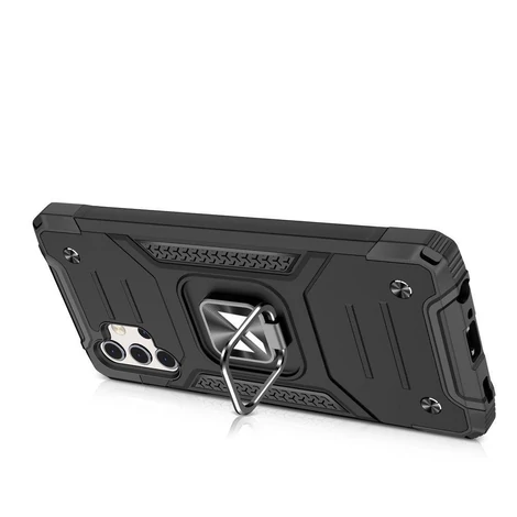 Wozinsky Ring Armor kemény hibrid tok Tok + mágneses tartó Samsung Galaxy A23-hoz kék