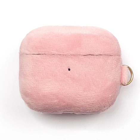 Kingxbar Plush Pods Case AirPods 3 Case Plush Cover Earphone Cover Pink