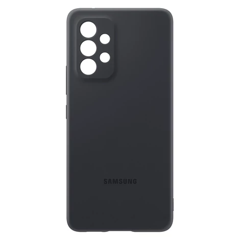 Samsung szilikon borítás gumiból készült szilikon borítás Samsung Galaxy A53 fekete (EF-PA536TBEGWW)