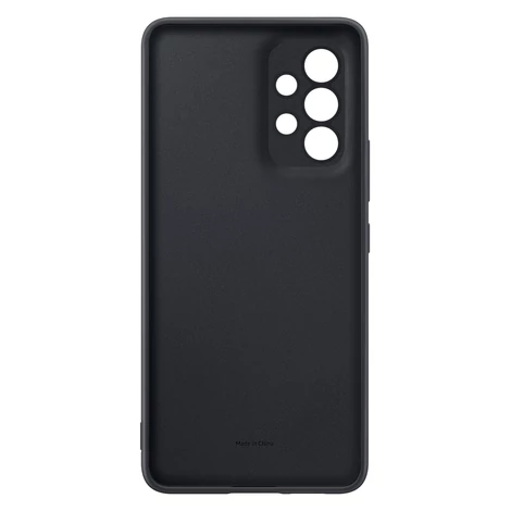 Samsung szilikon borítás gumiból készült szilikon borítás Samsung Galaxy A53 fekete (EF-PA536TBEGWW)