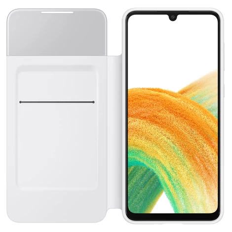 Samsung S View Wallet Cover Tok könyvespolc Galaxy A33 fehér (EF-EA336PWEGEE)