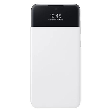 Samsung S View Wallet Cover Tok könyvespolc Galaxy A33 fehér (EF-EA336PWEGEE)