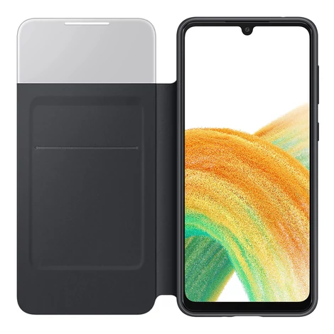 Samsung S View Wallet Cover Tok könyvespolc Galaxy A33 fekete (EF-EA336PBEGEE)