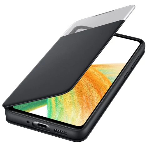 Samsung S View Wallet Cover Tok könyvespolc Galaxy A33 fekete (EF-EA336PBEGEE)