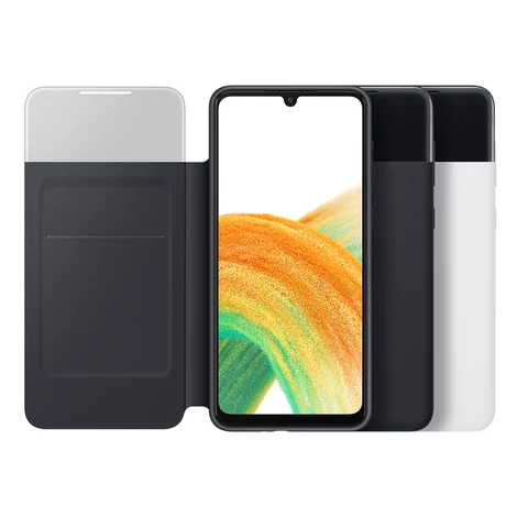 Samsung S View Wallet Cover Tok könyvespolc Galaxy A33 fekete (EF-EA336PBEGEE)
