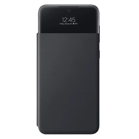 Samsung S View Wallet Cover Tok könyvespolc Galaxy A33 fekete (EF-EA336PBEGEE)