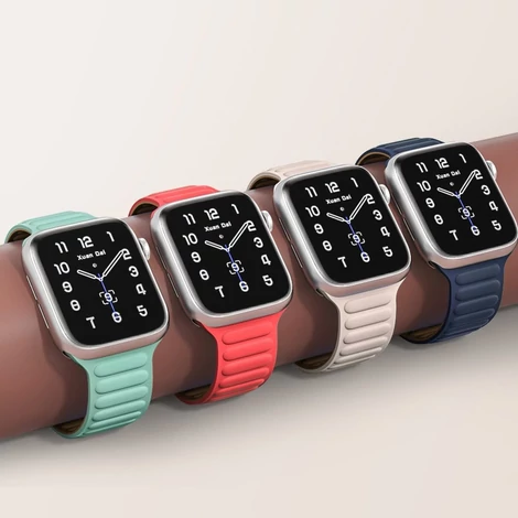 Mágneses szíj óraszíj 6/5/4/3/2 / SE (44mm / 42mm) mágneses szalag karkötő karkötő kék