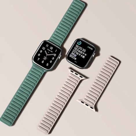 Mágneses szíj óraszíj 6/5/4/3/2 / SE (44mm / 42mm) mágneses szalag karkötő karkötő kék