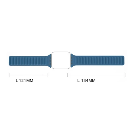 Mágneses szíj karóra 7 7/8 45mm mágneses szalag karkötő Kék karkötő