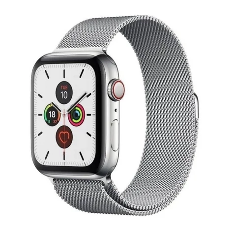 Magnetic Strap Watch 7 7/8 41mm Magnetic Strap Bracelet Bangle Silver