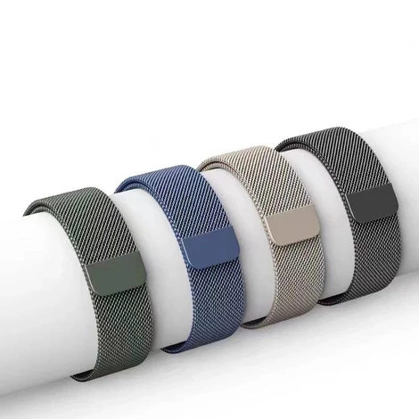 Mágneses szíj karóra 7 7/8 41mm mágneses szíj karkötő karkötő ezüst