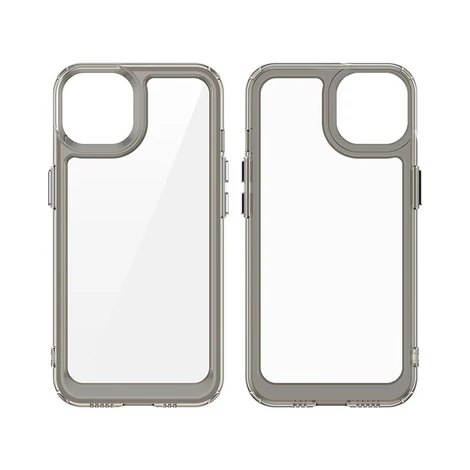 Outer Space tok iPhone 13-hoz kemény borítás zselés kerettel átlátszó