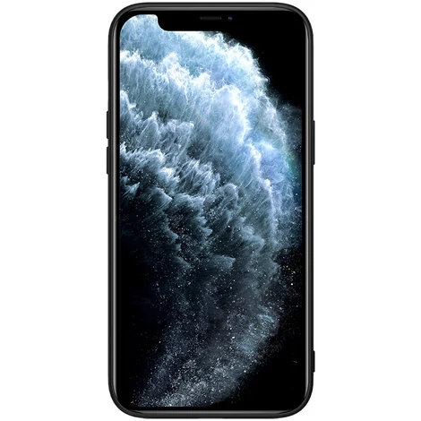Nillkin Szintetikus szálas tok páncélozott Tok iPhone 12 Pro fekete