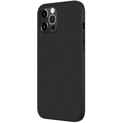 Nillkin Szintetikus szálas tok páncélozott Tok iPhone 12 Pro fekete