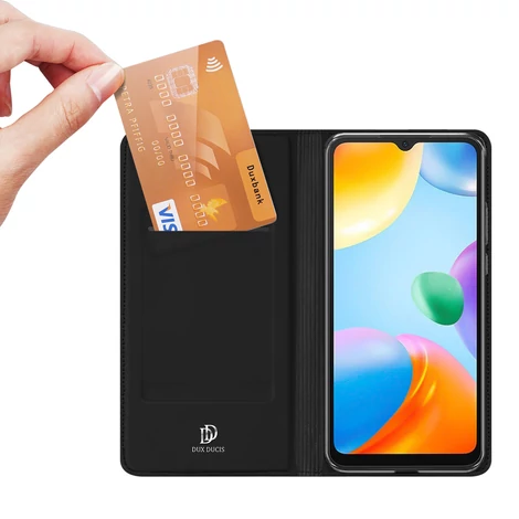 Dux Ducis Skin Pro Flip Case Xiaomi Redmi 10C fekete
