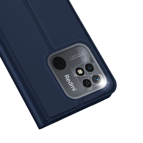 Dux Ducis Skin Pro flip tok Xiaomi Redmi 10C kék színűre