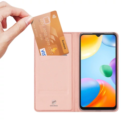 Dux Ducis Skin Pro flip tok a Xiaomi Redmi 10C rózsaszínhez