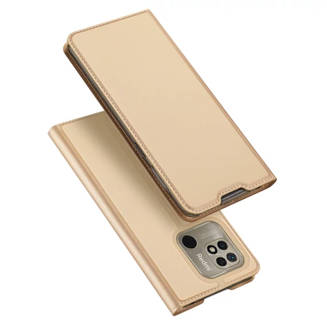 Dux Ducis Skin Pro Flip Case Xiaomi Redmi 10C gold