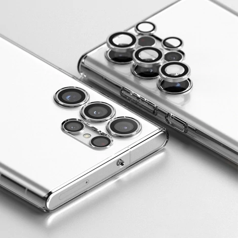 Ringke kamera objektív keret üveg üveg Samsung Galaxy S22 Ultra fekete