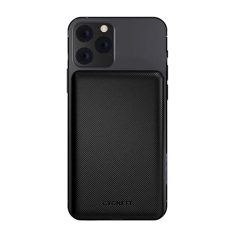 Cygnett Powerbank Magnetic 5000mAh 18W (fekete)