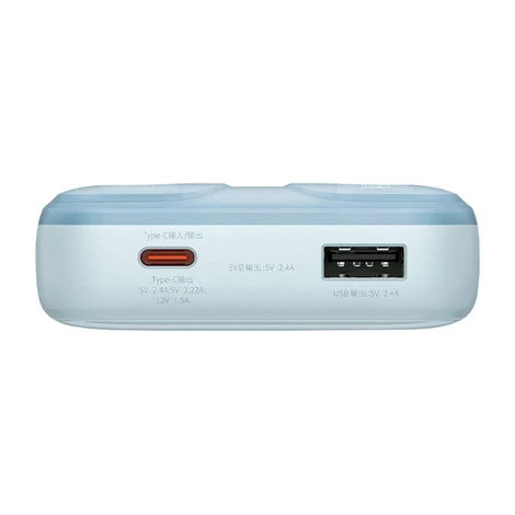 Baseus Powerbank Comet 20000mAh, USB do USB-C, 22.5W (kék)