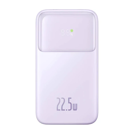 Baseus Powerbank Comet 20000mAh, USB do USB-C, 22.5W (lila)